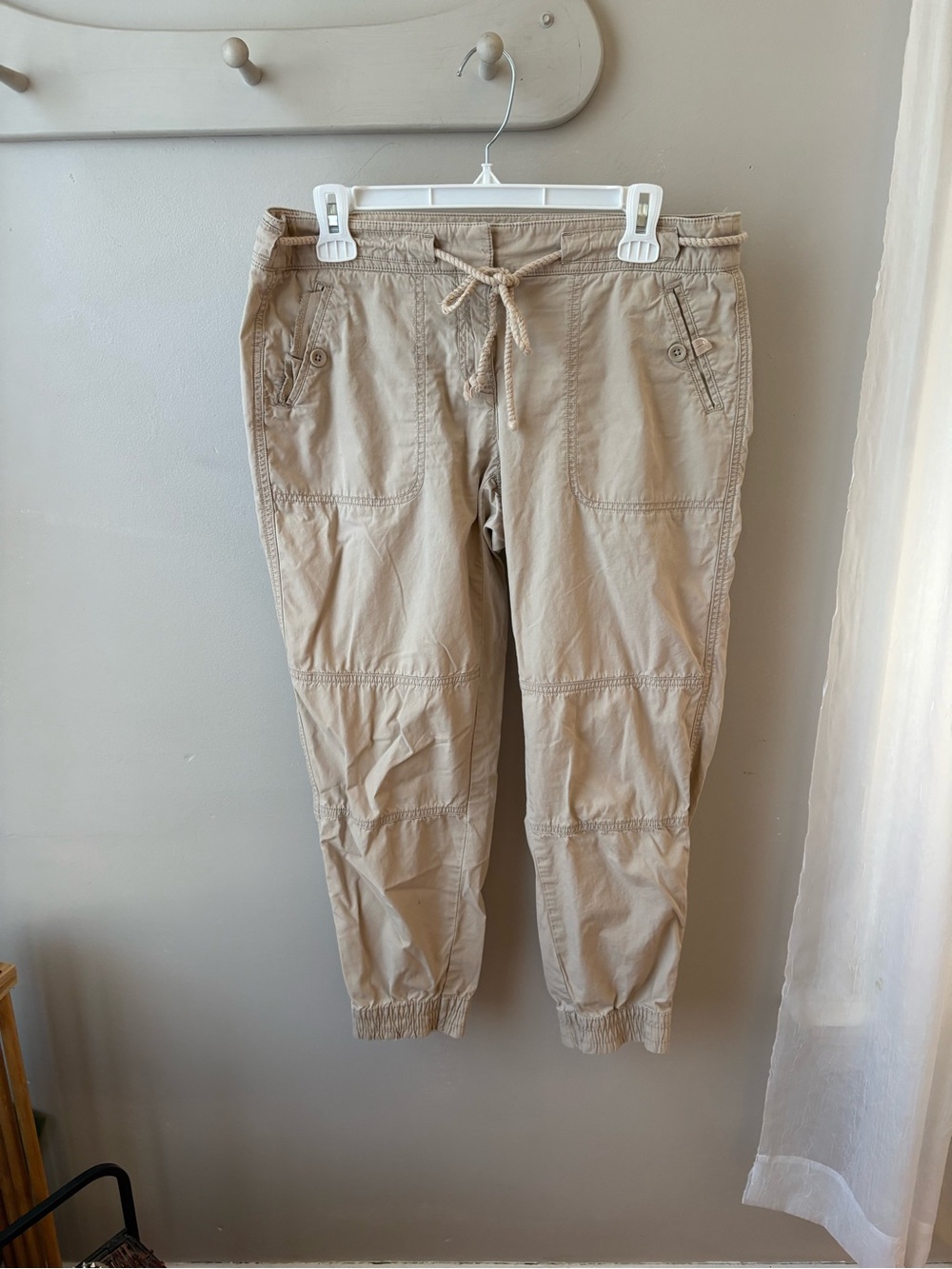 LOFT Drawstring Cargo Jogger Pants